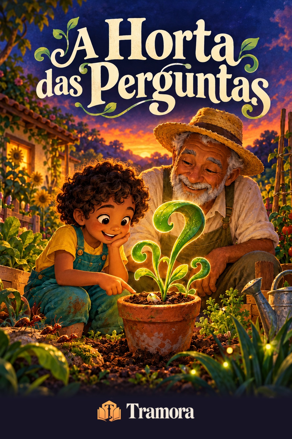 Capa de A Horta das Perguntas